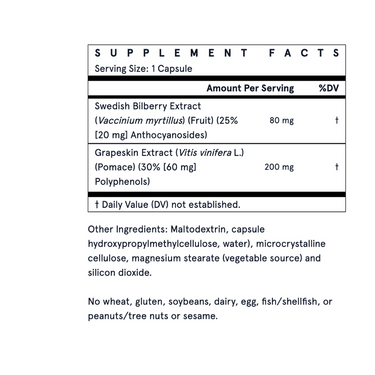 Bilberry + Grapeskin Polyphenols